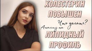 Холестерин повышен. Липидный профиль. Что значит результат?