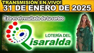 Resultado LOTERIA DE RISARALDA del VIERNES 31 de Enero 2025