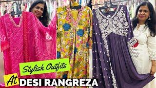 Wide Range of Daily Office Wear Kurtis, Full Suits & Cord Sets at Desi Rangreza. Retail & Wholesale