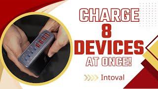 Charge All Your Devices! Intoval 140W USB-C 8-Port Charger Review