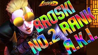 Street Fighter 6 Broski A.K.i. No.2 Rank A.K.i Aggressive Combos & Gameplay !FightingGameWorldX