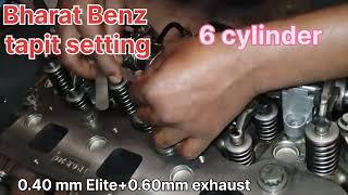 Tapit setting all 6 cylinder engine bharat Benz 