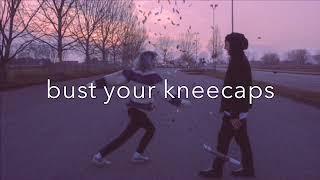 bust your kneecaps - pomplamoose / lyric video