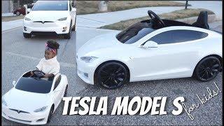 I GOT A NEW TESLA MODEL S for kids | Yoshidoll