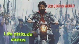 Boy attitude killer life status  SCB STATUS WORLD  KGF monster music