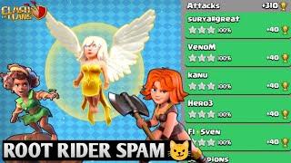 Strongest Ground Army Root Riders SPAM TH17 | Legend League Attacks Day 5 | SSAYAK | @ClashOfClans