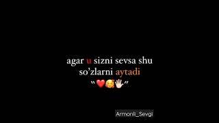 Agar u sizni sevsa, shu so'zlarni aytadi ️ | Armonli sevgi  #sevgi