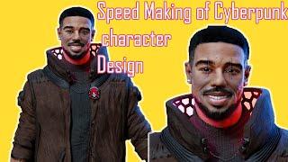 Cyberpunk 2077 character making of Part 1