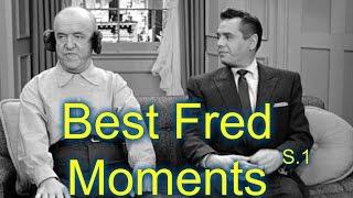 I Love Lucy--Fred Mertz (William Frawley)--8 Best Moments (Season 1)