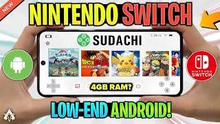  TESTING SUDACHI EMULATOR ON *LOW-END* ANDROID DEVICE! | BEST NINTENDO SWITCH EMULATOR