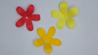 How to make a paper Flowers, Craft paper, Paper Flowers, DIY.