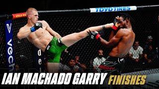 Every Finish From Ian Machado Garry's UFC Career