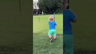  "Walk this across the green!" ️ 