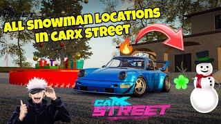 CARX STREET | All Snowman locations and gift box ( free car ) v1.2.0