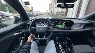 New Audi Q6 e-tron 2025 - Test Drive POV