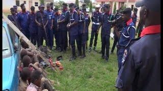 Nigerian Security and Civil Defence Corps Arrests Cable Thieves