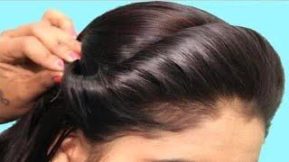 Very easy stunning hairstyle for long hair//Cute Hairstyle for ladies//Hair style girl simple easy