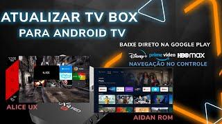 Tutorial - Atualizando sistema de TV BOX S905W/P281 para Android TV Tx3,T6 Mini A95x e Universal.