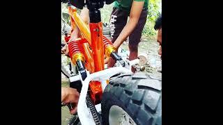 cosplay jadi mekanik bmx cub ||LELEZ CUSTOM