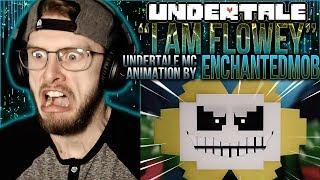 Vapor Reacts #811 | UNDERTALE MINECRAFT ANIMATION "I Am Flowey" by EnchantedMob REACTION!!