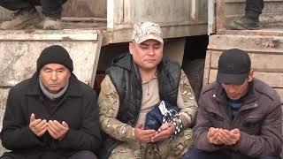 Жатканбай кариянын ұлы Арман ағамыздын Акберен ұлына арнап беріп жаткан елден бата алу кокпары 25 12