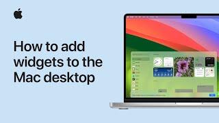 How to add widgets to the Mac desktop | Apple Support