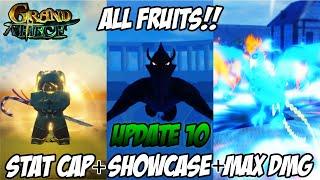 [GPO] ALL FRUIT STAT CAP/MAX DAMAGE/SHOWCASED (UPD 10) 2024