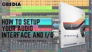 Studio One 4 - How to Setup your Audio Device