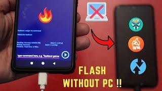 Flash Custom Recovery & ROOT Without PC | How to Flash Custom Recovery on Android Without PC