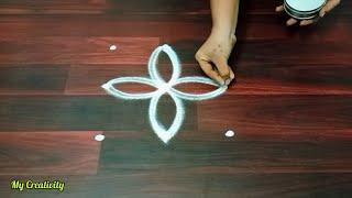 super rangoli design/ friday special muggulu/kolam video @my__creativity