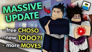 FREE CHOSO and NEW TODO has arrived in Jujutsu Shenanigans (MASSIVE UPDATE)