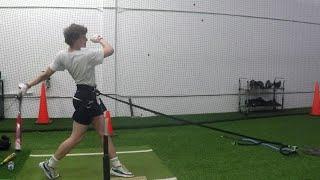 Peavy Baseball using the Core Velocity Belt in Baseball & Fastpitch Hitting