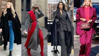 Classy winter 2024Fall street fashion & the Milan Italian street style 2024/25(what people wearing)