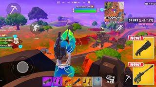 Samsung S23 Ultra 60 FPS Fortnite Mobile Gameplay *The New Wood Stake Shotgun is THE NEW META!*