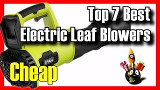  TOP 7 BEST Electric Leaf Blowers on Amazon [2024][Cheap] Corded / Wireless / For Drying Car