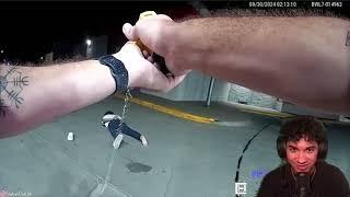 man tased after refusing to show his license during a traffic stop