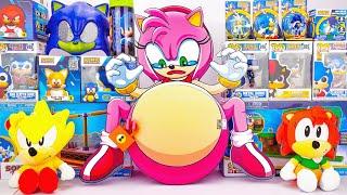 Sonic The Hedgehog Toys Unboxing Asmr | Amy Rose Pregnant Box | Explore Inside Sonic Pregnant Belly