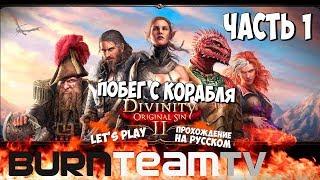 Divinity: Original Sin 2. Часть 01 - Побег с корабля. (Прохождение игры)