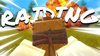 Raiding on Roblox Rust