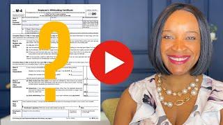 How To Complete The New 2020 Form W-4