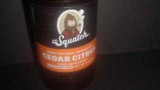 Dr Squatch NEW Cedar Citrus Deodorant test&review