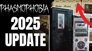 Huge Update for Phasmophobia coming in 2025!  Sound Recorder, New Journal and Map Rework!