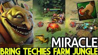 MIRACLE [Techies] Bring Techies Farm Jungle Try Hard Defense Dota 2