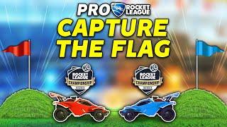 Pros try Rocket League CAPTURE THE FLAG