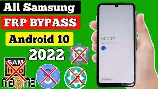 All Samsung 2022 Android 10 FRP Bypass/Unlock Google Account Lock   | 100% Working | with Free Tools