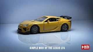 Tomica Premium Lexus LFA 1/64 custom diecast (simple build)