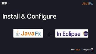 Quick Setup: JavaFX in Eclipse in Under 4 Minutes | 2024