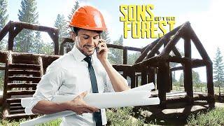 СТРОИТЕЛЬСТВО БАЗЫ в Sons Of The Forest