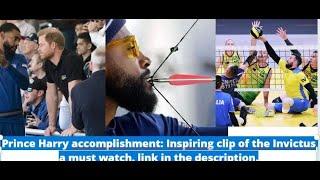 This clip of Prince Harry Invictus made me cr,y. A must watch link in the description.