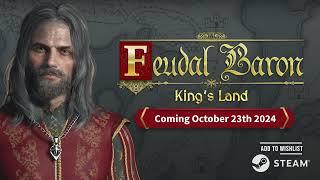 Feudal Baron: King's Land - Release Date Trailer